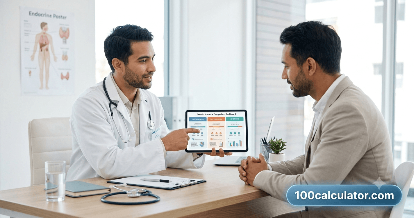 Free vs Total vs Bioavailable Testosterone Explained - 100 Calculator