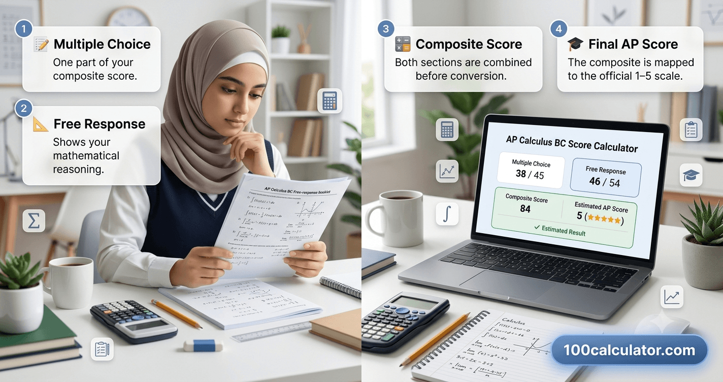 How AP Calculus BC Exam Scores Are Calculated - 100 Calculator