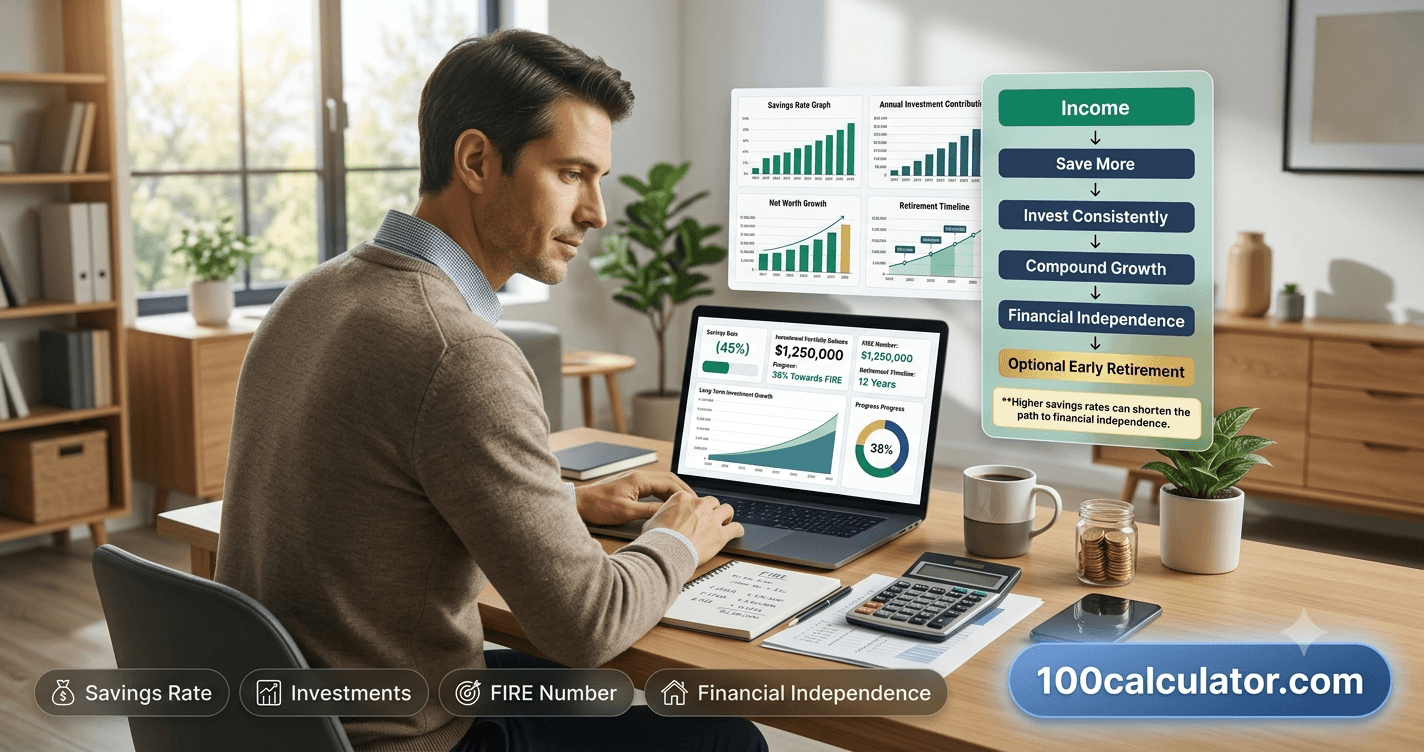 What Is the FIRE Movement and How Does It Work - 100 Calculator